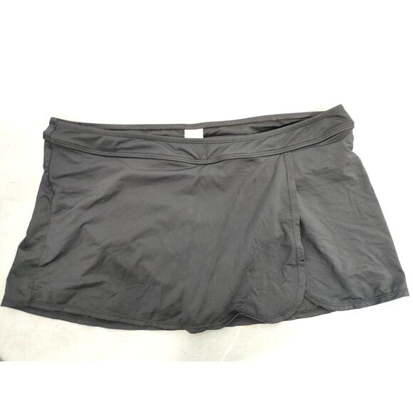 Liz Claiborne Swim Skirt Built In Black Medium - Picture 1 of 6